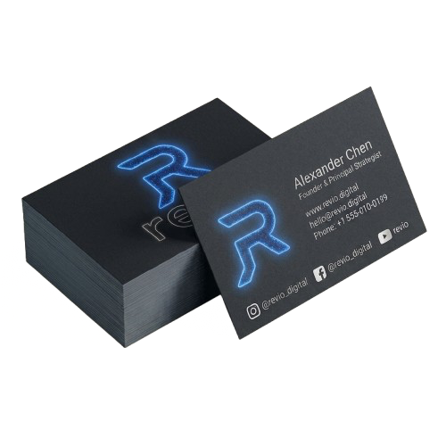 Custom Designed Matte Business Cards